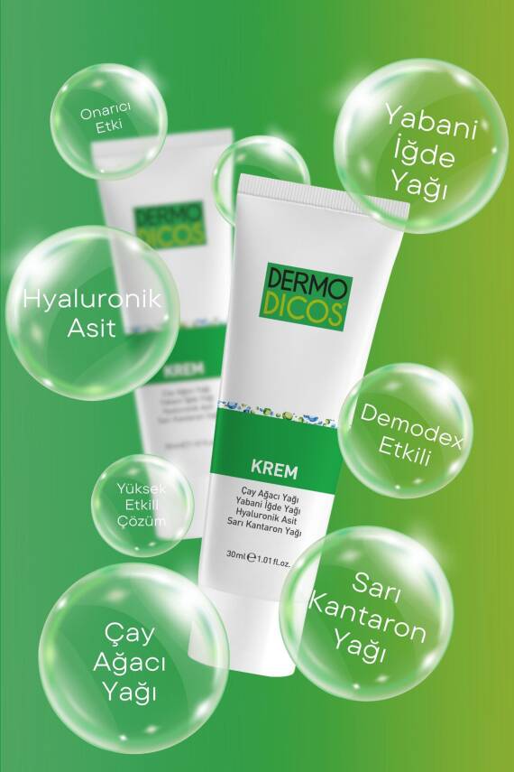 Tto Dermodicos Krem 30 ml Hyaluronik (ÇAY AĞACI YAĞ / TEA TREE OİL) - 3