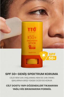 Tto Güneş Koruyucu Stick 50spf Uva Uvb Koruma - 2