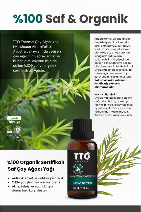 Tto Çay Ağacı Yağı 10ml - 2
