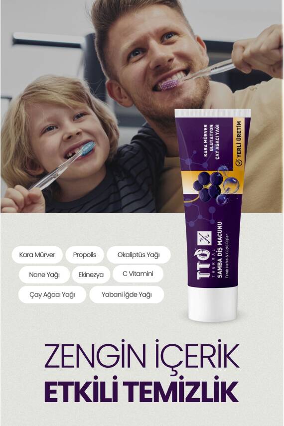Tto Samba Diş Macunu 75 ml Ağız Kokusu Yarası ( Sls-florür Içermez) - 2