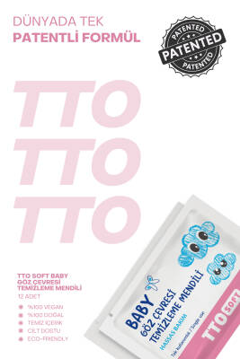 Tto Soft Baby Bebek Göz Çevresi Temizleme Mendili 12'li - 5