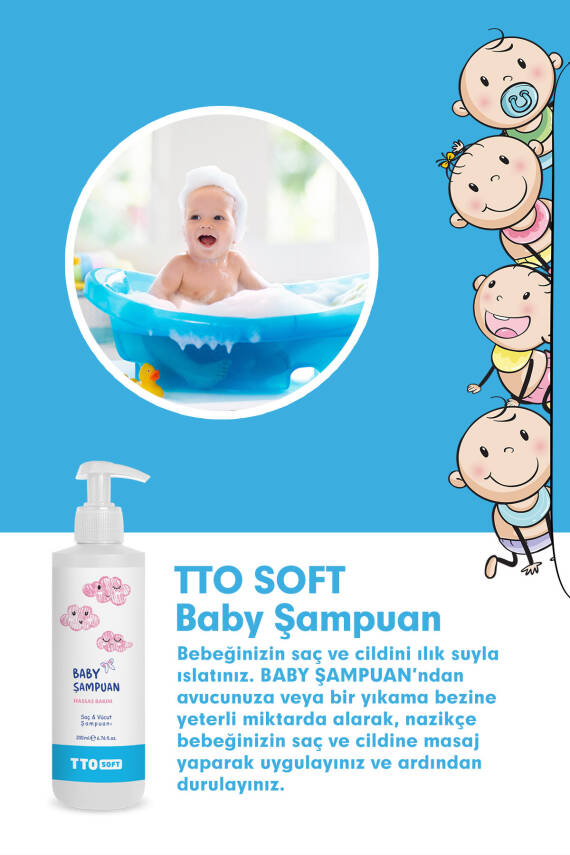 Tto Soft Bebek Şampuanı 200ml - 4