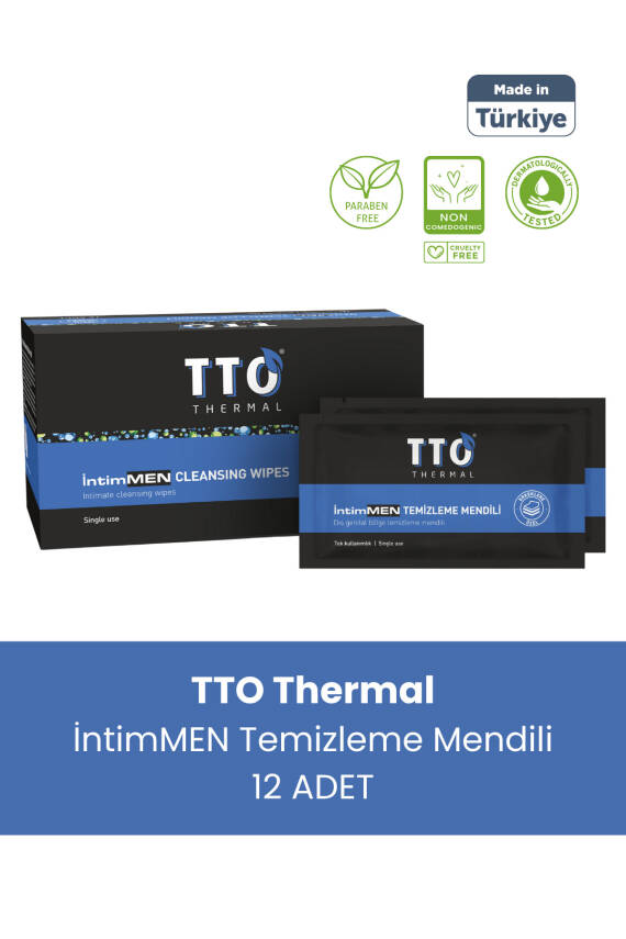 Tto Thermal Intimen Temizleme Mendili 12 Adet ( Kaşıntı, Koku, Mantar, ) - 1