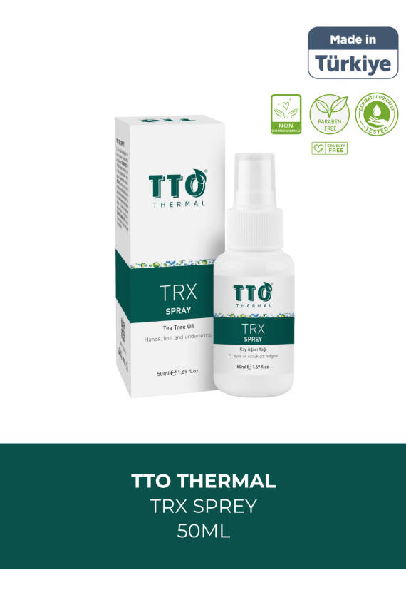 Tto Trx El,ayak, Koltuk Altı Terleme Önleyici Sprey 50 ml (çay Ağacı Yağı / Tea Tree Oil ) - 1