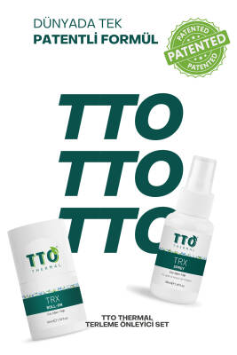 Tto Trx Sprey Ve Roll-on Paketi Terleme Önleyici(ÇAY AĞACI YAĞI / TEA TREE OIL) - 2