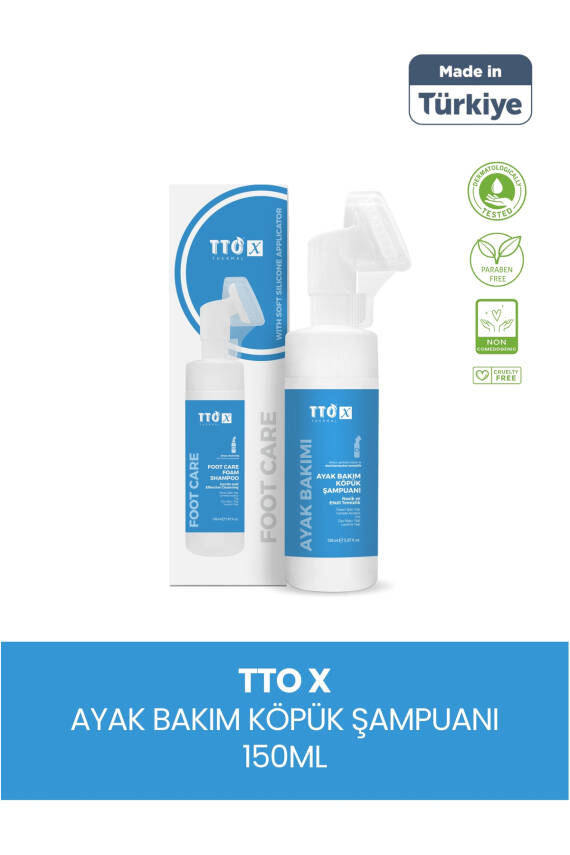 Tto X Aplikatörlü Köpük Ayak Bakım Şampuanı 150ml - 1