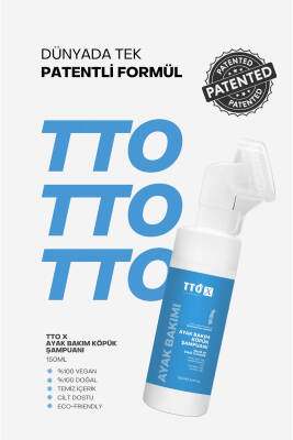 Tto X Aplikatörlü Köpük Ayak Bakım Şampuanı 150ml - 5