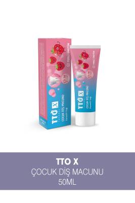 Tto X Çocuk Diş Macunu Çilek Aromalı 50ml - 1