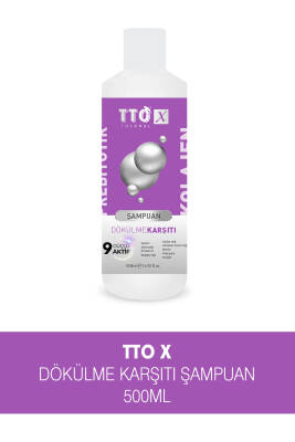 Tto X Dökülme Karşıtı Saç Şampuanı Kolajen ve Prebiyotik 500ml - 1