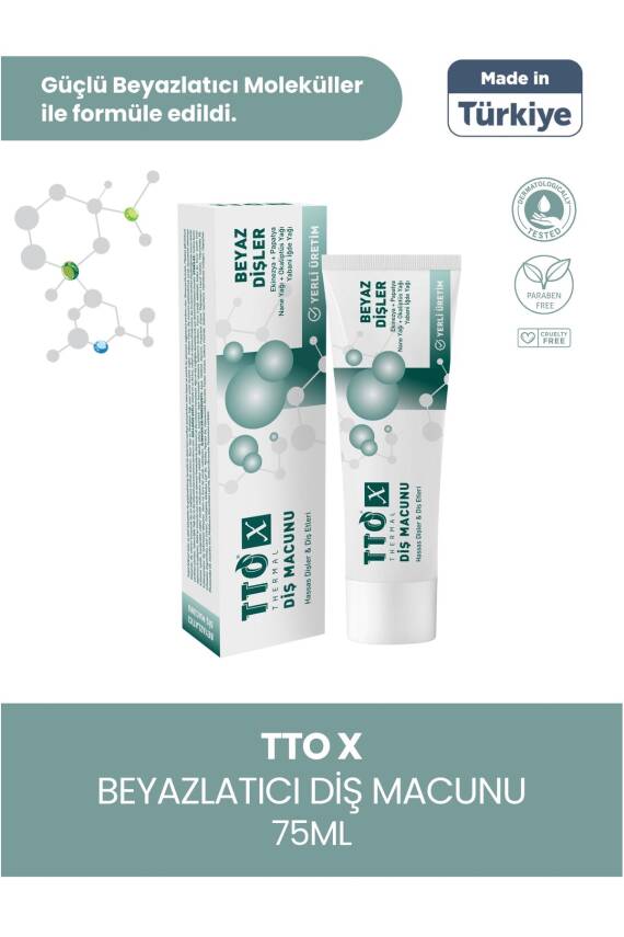 Tto X Hassas Dişler Ve Diş Etleri İçin Beyazlatıcı Diş Macunu 75ml - 1
