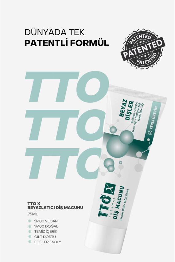 Tto X Hassas Dişler Ve Diş Etleri İçin Beyazlatıcı Diş Macunu 75ml - 5