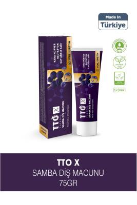 Tto X Kara Mürverli Diş Macunu 75ml - 1
