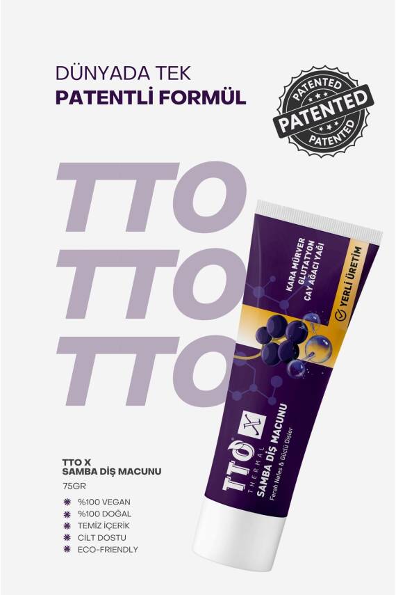 Tto X Kara Mürverli Diş Macunu 75ml - 2