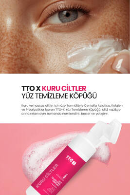 Tto X Kuru Ciltlere Özel Çay Ağacı İçeren Aplikatörlü Yüz Köpüğü 200ml - 2