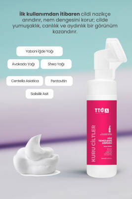 Tto X Kuru Ciltlere Özel Çay Ağacı İçeren Aplikatörlü Yüz Köpüğü 200ml - 3