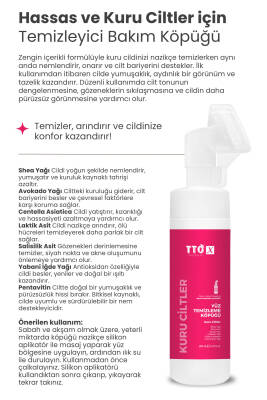 Tto X Kuru Ciltlere Özel Çay Ağacı İçeren Aplikatörlü Yüz Köpüğü 200ml - 4