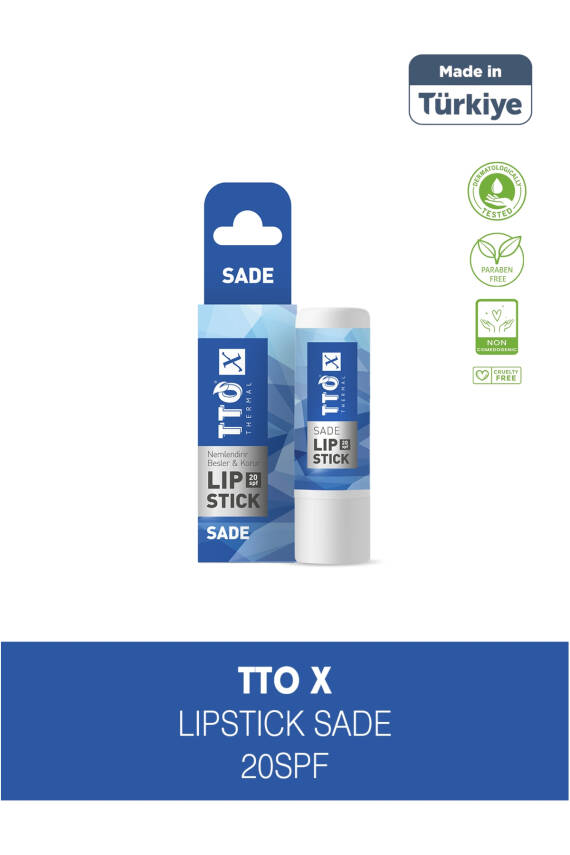 Tto X SPF20 Korumalı Sade Lipstick - 1