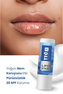 Tto X SPF20 Korumalı Sade Lipstick - 3