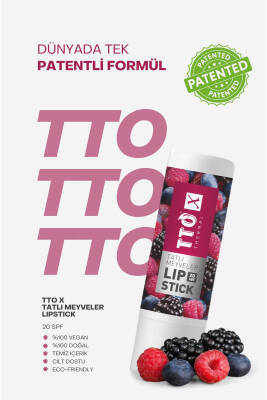 Tto X Tatlı Meyveler Lipstick 20 SPF Korumalı - 2