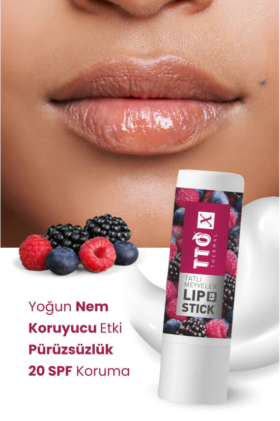 Tto X Tatlı Meyveler Lipstick 20 SPF Korumalı - 3