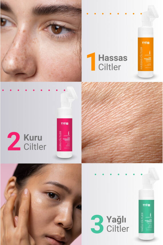 Tto X Yağlı Ciltlere Özel Çay Ağacı İçeren Aplikatörlü Yüz Köpüğü 200ml - 4
