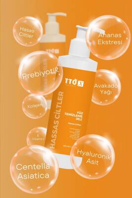 Tto X Yüz Temizleme Jeli Hassas Ciltler 200 ml - 3