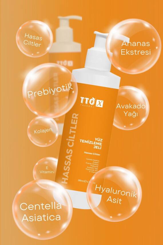 Tto X Yüz Temizleme Jeli Hassas Ciltler 200 ml - 3