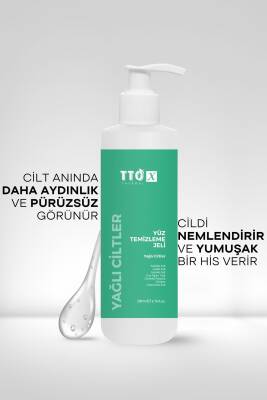 Tto X Yüz Temizleme Jeli Yağlı Ciltler 200 ml - 4