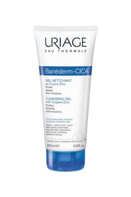 Uriage Bariederm Cica Cleansing Gel With Copper-zinc 200 ml - Uriage