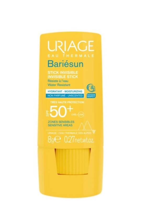 Uriage Bariesun Invisible Stick Unscented Sensitive Areas Spf50 8 gr - 1