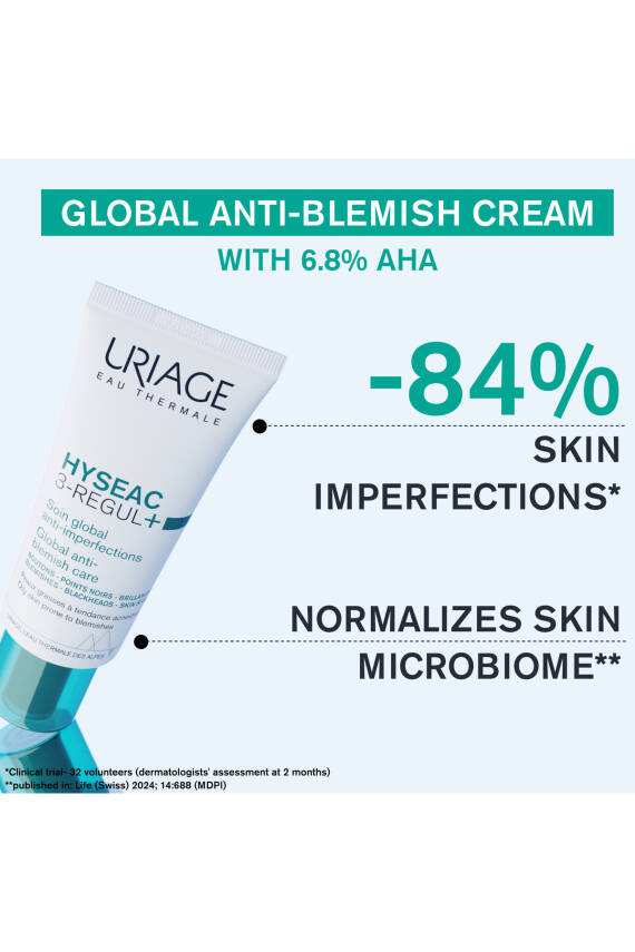 Uriage Hyseac 3 Regul Leke Ve Siyah Nokta Oluşumunu Engelleyen Karşıtı Krem 40 ml - 5