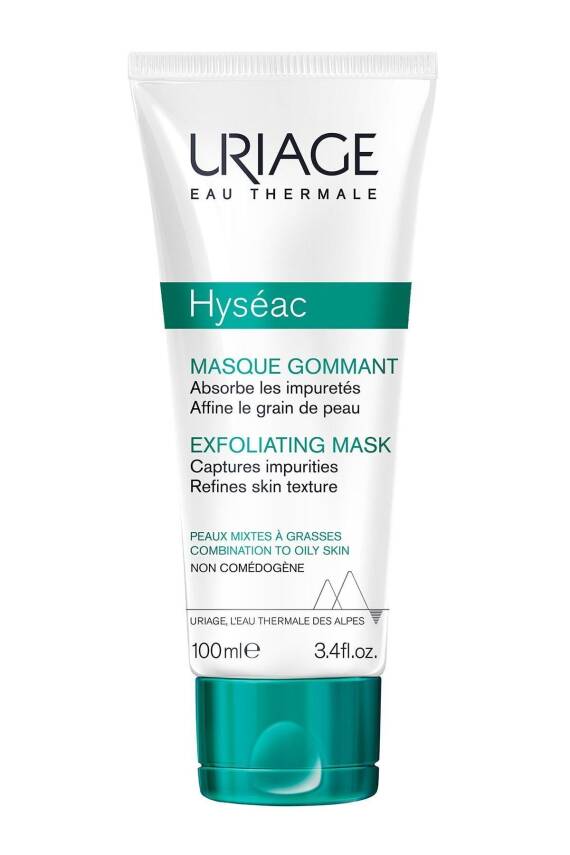 Uriage Hyseac Exfoliating Mask Karma Ve Yağlı Ciltler Için Peeling 100 ml - 1