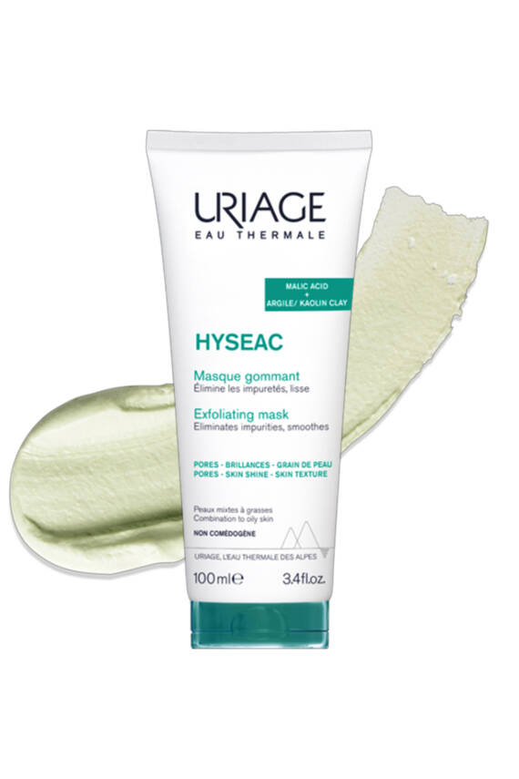 Uriage Hyseac Exfoliating Mask Karma Ve Yağlı Ciltler Için Peeling 100 ml - 3
