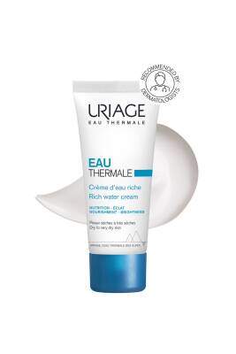 Uriage Thermale Riche Water Cream Zengin Su Bazlı Nemlendirici Krem 40 Ml Yağsız Form - Uriage