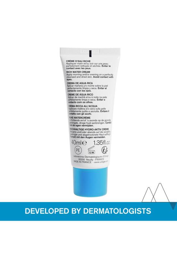 Uriage Thermale Riche Water Cream Zengin Su Bazlı Nemlendirici Krem 40 Ml Yağsız Form - 2