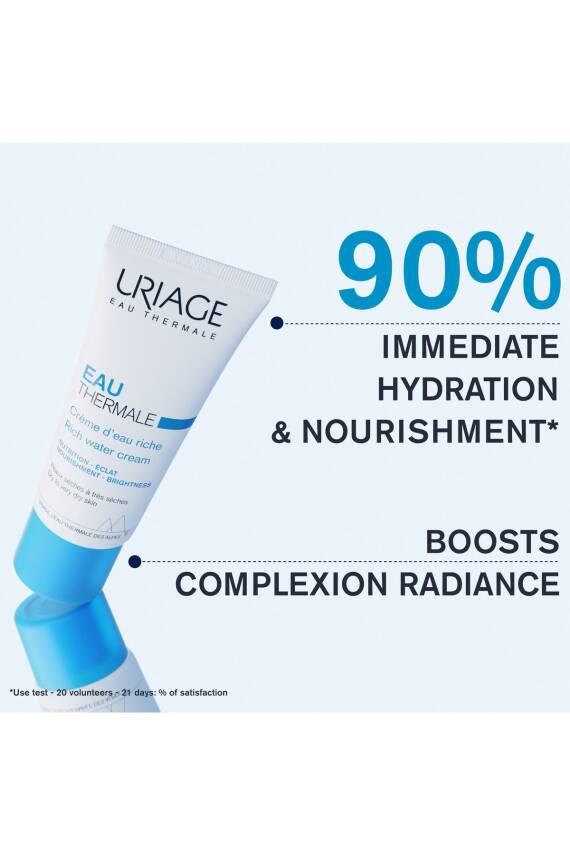 Uriage Thermale Riche Water Cream Zengin Su Bazlı Nemlendirici Krem 40 Ml Yağsız Form - 4
