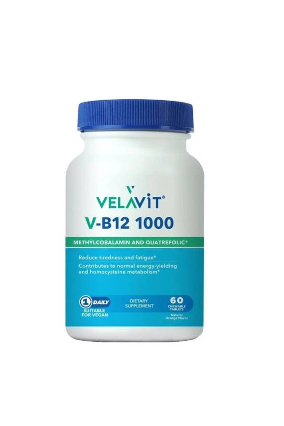 Velavit B12 1000mg Çiğneme Tableti 60 Adet - 1