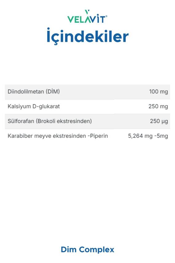 Velavit Dim Complex 30 Tablet - 2