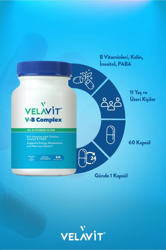 Velavit V-B Complex 30 Kapsül - 3