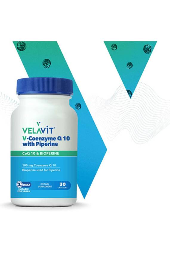 Velavit V-coenzyme Q 10 With Piperine 30 Kapsül - 1