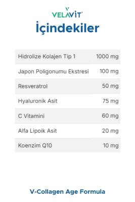 Velavit V-Collagen Age Formula 30 Tablet - 2
