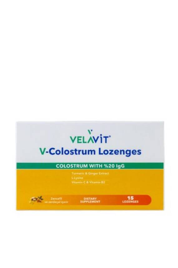 Velavit V-Colostrum Lozenges V-Colostrum Lozenges Takviye Edici Pastil - 1
