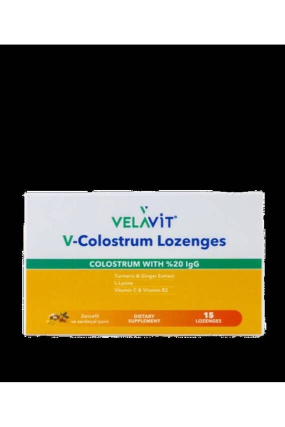Velavit V-Colostrum Lozenges V-Colostrum Lozenges Takviye Edici Pastil - 2