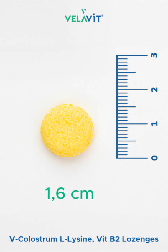 Velavit V- Colostrum With L-lysine Vitamin B2 Lozenges 15 Pastil - 3