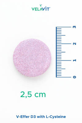 Velavit V-effer D3 With L-cysteine 20 Effervescent Tablet - 2