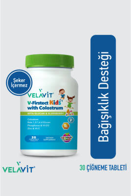 Velavit V-Firstect Kids with Colostrum 30 Kapsül - 1