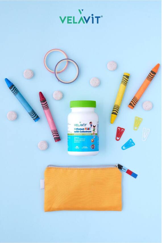 Velavit V-Firstect Kids with Colostrum 30 Kapsül - 7