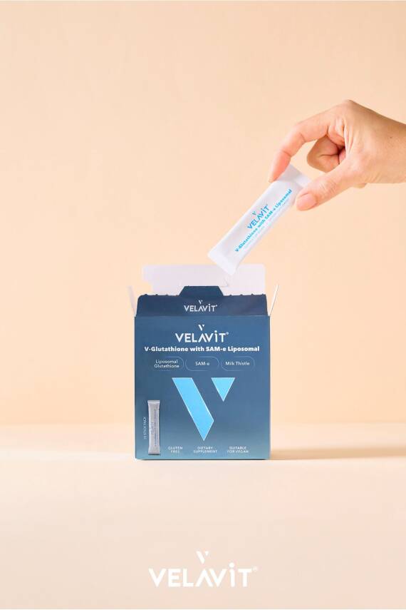 Velavit V-Glutathione with SAM-e Liposomal 30 Saşe - 6
