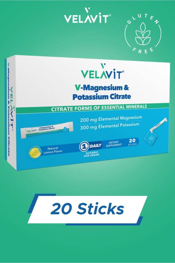 Velavit V-Magnesium & Potassium Citrate - 1