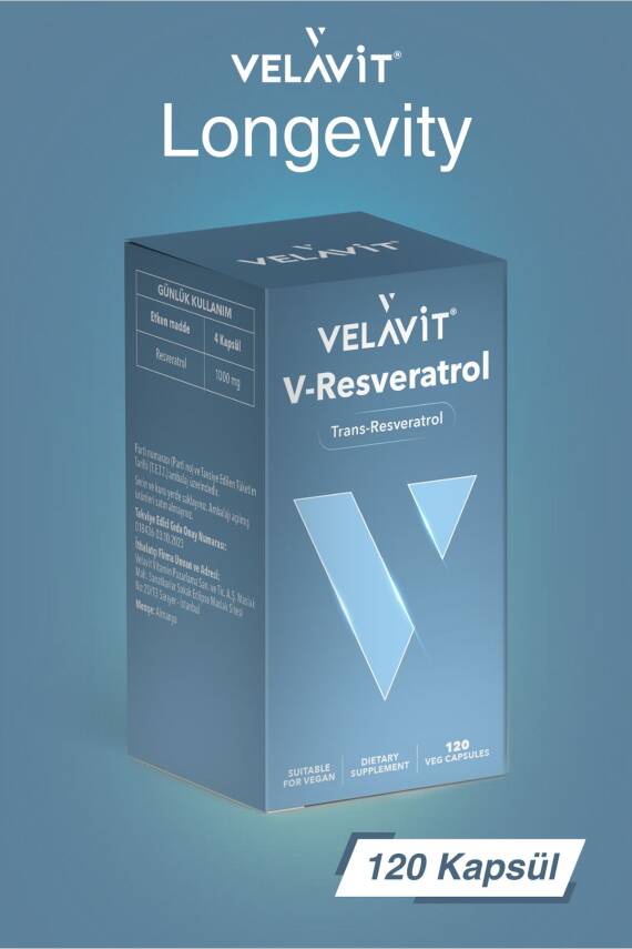 Velavit V-Resveratrol 120 Kapsül - 1